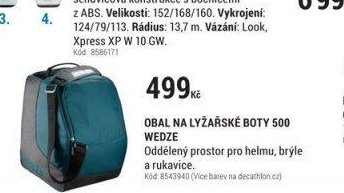 Obal na lyžařské boty 500 Wedze