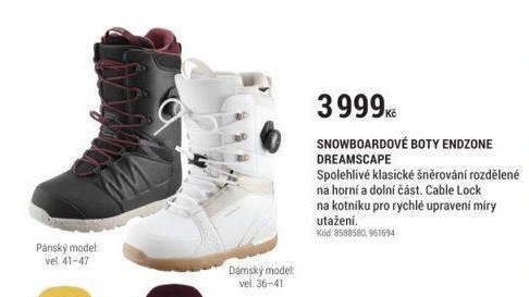 SNOWBOARDOVÉ BOTY ENDZONE DREAMSCAPE