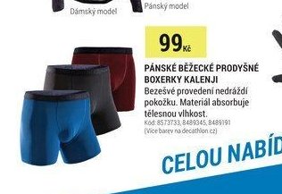 PÁNSKÉ BĚŽECKÉ PRODYŠNÉ BOXERKY KALENJI