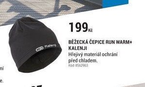 BĚŽECKÁ ČEPICE RUN WARM+ KALENJI