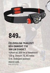 ČELOVKA NA TRAILOVÝ BĚH ONNIGHT 710 300 LM EVADICT