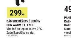 DÁMSKÉ BĚŽECKÉ LEGÍNY RUN WARM KALENJI