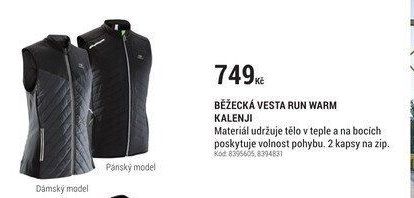 BĚŽECKÁ VESTA RUN WARM KALENJI
