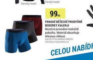 PÁNSKÉ BĚŽECKÉ PRODYŠNÉ BOXERKY KALENJI