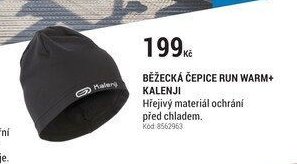 BĚŽECKÁ ČEPICE RUN WARM+ KALENJI