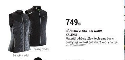 BĚŽECKÁ VESTA RUN WARM KALENJI