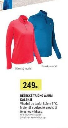 BĚŽECKÉ TRIČKO WARM KALENJI