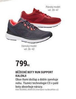 BĚŽECKÉ BOTY RUN SUPPORT KALENJI