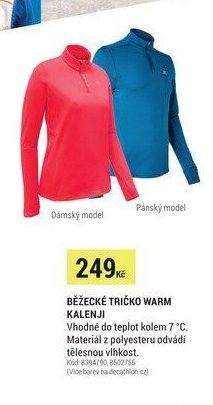 BĚŽECKÉ TRIČKO WARM KALENJI