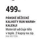 PÁNSKÉ BĚŽECKÉ KALHOTY RUN WARM+ KALENJI