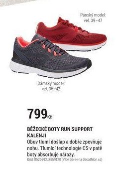 BĚŽECKÉ BOTY RUN SUPPORT KALENJI