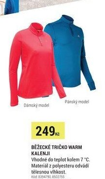 BĚŽECKÉ TRIČKO WARM KALENJI