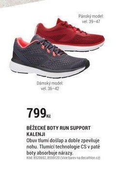 BĚŽECKÉ BOTY RUN SUPPORT KALENJI