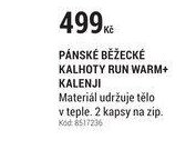 PÁNSKÉ BĚŽECKÉ KALHOTY RUN WARM+ KALENJI