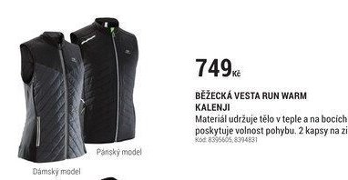 BĚŽECKÁ VESTA RUN WARM KALENJI