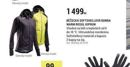 Běžecká softshellová bunda Warm Regul Kiprun