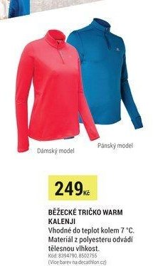 Běžecké tričko Warm Kalenji