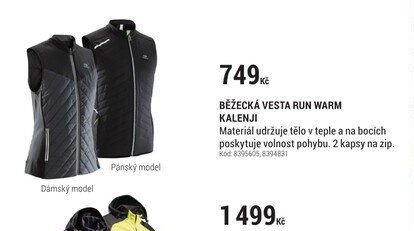 BĚŽECKÁ VESTA RUN WARM KALENJI