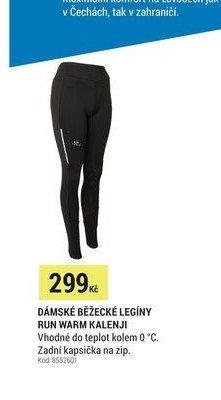 DÁMSKÉ BĚŽECKÉ LEGÍNY RUN WARM KALENJI