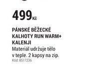PÁNSKÉ BĚŽECKÉ KALHOTY RUN WARM+ KALENJI