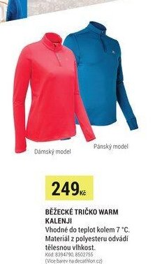 BĚŽECKÉ TRIČKO WARM KALENJI