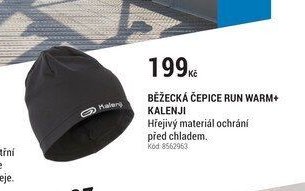 BĚŽECKÁ ČEPICE RUN WARM+ KALENJI
