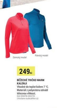 BĚŽECKÉ TRIČKO WARM KALENJI