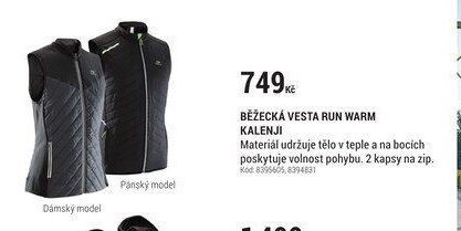 BĚŽECKÁ VESTA RUN WARM KALENJI