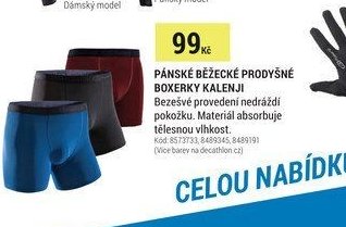 PÁNSKÉ BĚŽECKÉ PRODYŠNÉ BOXERKY KALENJI