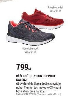 BĚŽECKÉ BOTY RUN SUPPORT KALENJI
