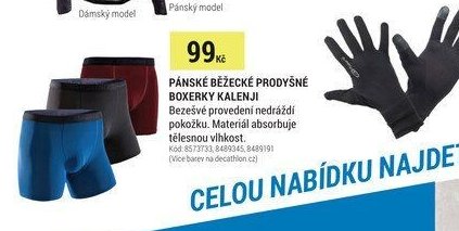 PÁNSKÉ BĚŽECKÉ PRODYŠNÉ BOXERKY KALENJI