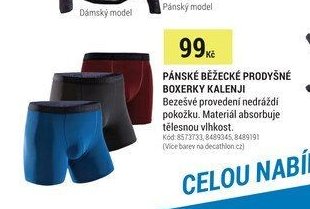 PÁNSKÉ BĚŽECKÉ PRODYŠNÉ BOXERKY KALENJI