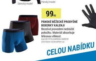 PÁNSKÉ BĚŽECKÉ PRODYŠNÉ BOXERKY KALENJI