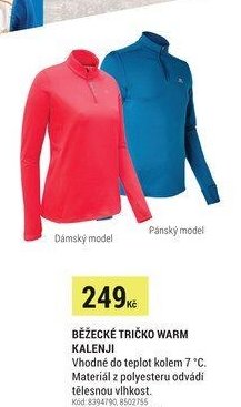 BĚŽECKÉ TRIČKO WARM KALENJI