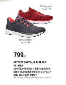 BĚŽECKÉ BOTY RUN SUPPORT KALENJI