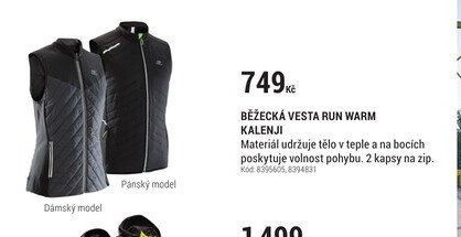 BĚŽECKÁ VESTA RUN WARM KALENJI