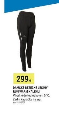 DÁMSKÉ BĚŽECKÉ LEGÍNY RUN WARM KALENJI