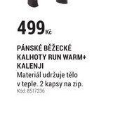 PÁNSKÉ BĚŽECKÉ KALHOTY RUN WARM+ KALENJI