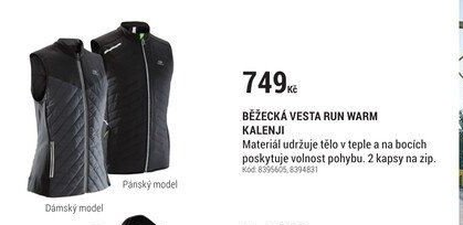 BĚŽECKÁ VESTA RUN WARM KALENJI