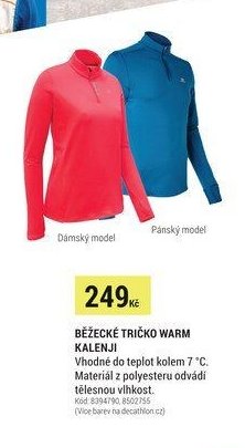 BĚŽECKÉ TRIČKO WARM KALENJI