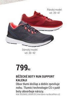 BĚŽECKÉ BOTY RUN SUPPORT KALENJI