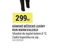 DÁMSKÉ BĚŽECKÉ LEGÍNY RUN WARM KALENJI