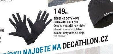BĚŽECKÉ DOTYKOVÉ RUKAVICE KALENJI