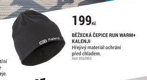 BĚŽECKÁ ČEPICE RUN WARM+ KALENJI