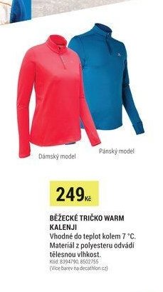 BĚŽECKÉ TRIČKO WARM KALENJI