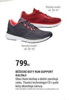 BĚŽECKÉ BOTY RUN SUPPORT KALENJI