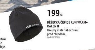 BĚŽECKÁ ČEPICE RUN WARM+ KALENJI