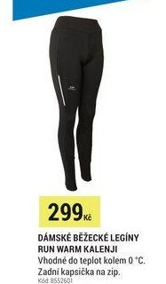 DÁMSKÉ BĚŽECKÉ LEGÍNY RUN WARM KALENJI