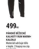 PÁNSKÉ BĚŽECKÉ KALHOTY RUN WARM+ KALENJI