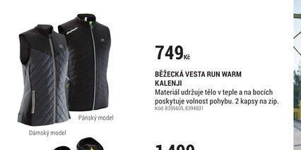 BĚŽECKÁ VESTA RUN WARM KALENJI